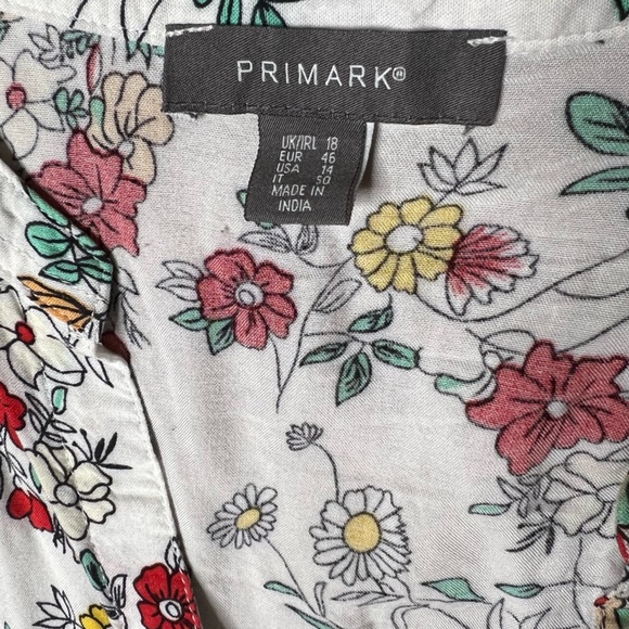 Primark Floral Sleeveless Button Down Tank size 14 - Picture 10 of 15